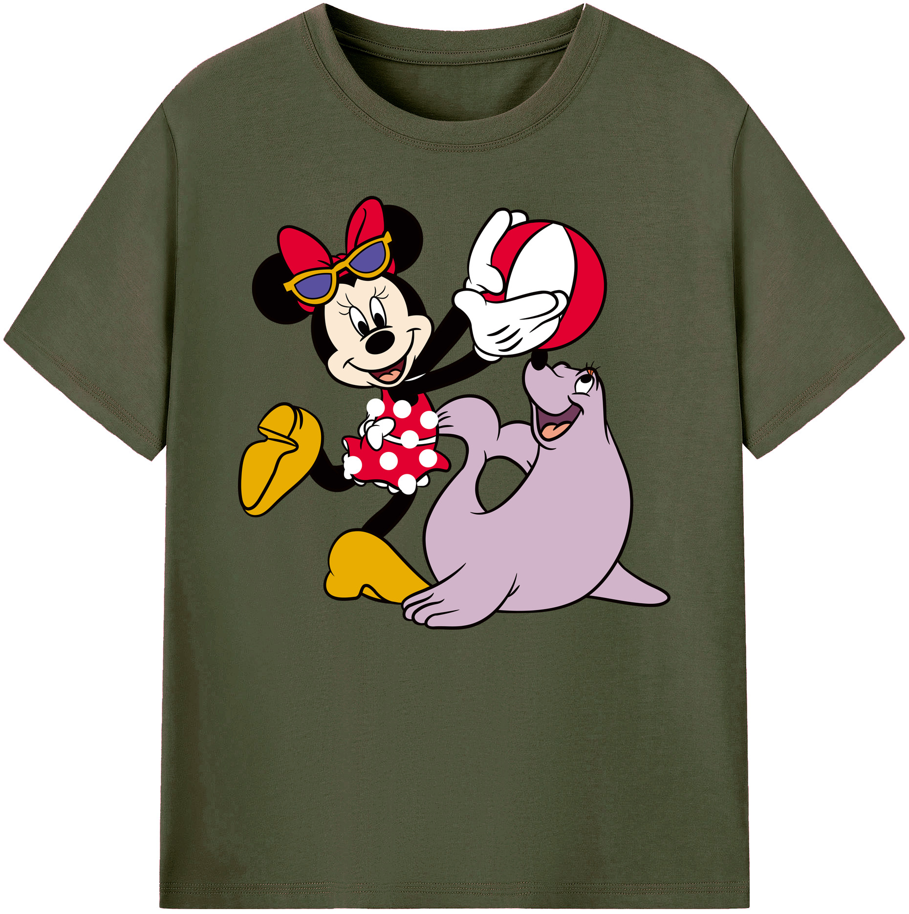 ミッキーマウス Mickey Mouse 綿100％ メンズ半袖Tシャツ｜肌触りやわらか＆通気性